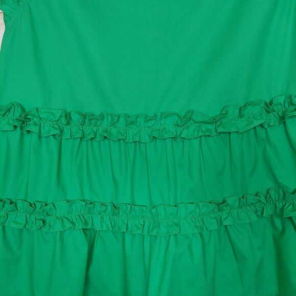 Voy Women's Kelly Green Sleeveless Ruffled Top Size Small NWT - Picture 5 of 8